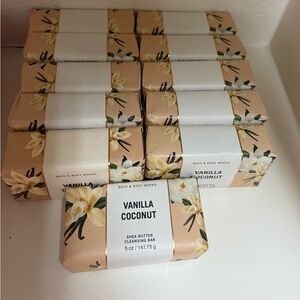 Bath & Body Works Vanilla Coconut Cleansing Bar x11 bars